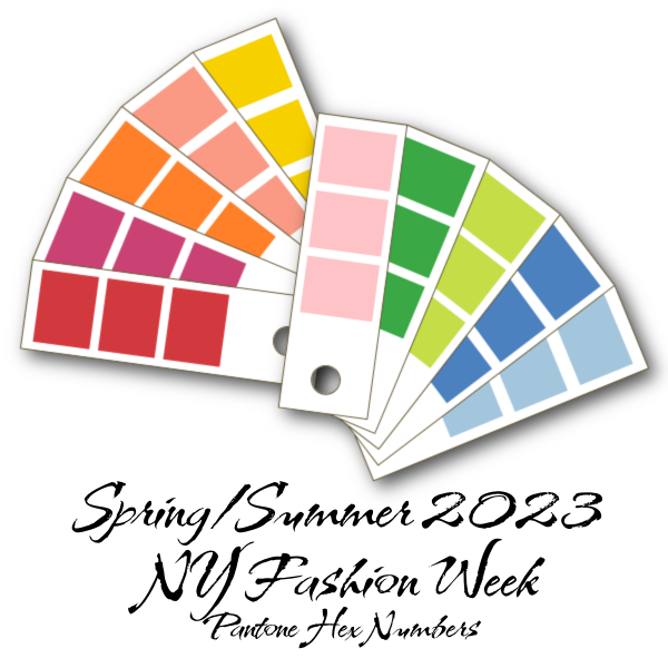 2023 Spring/Summer New Your Fashion Week Colors