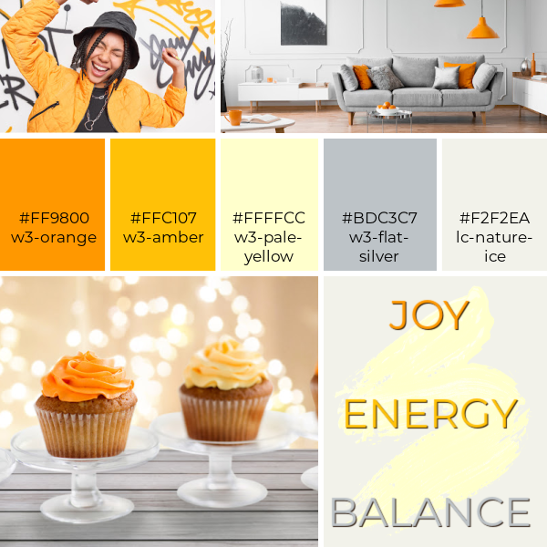 Orange Ice Color Palette