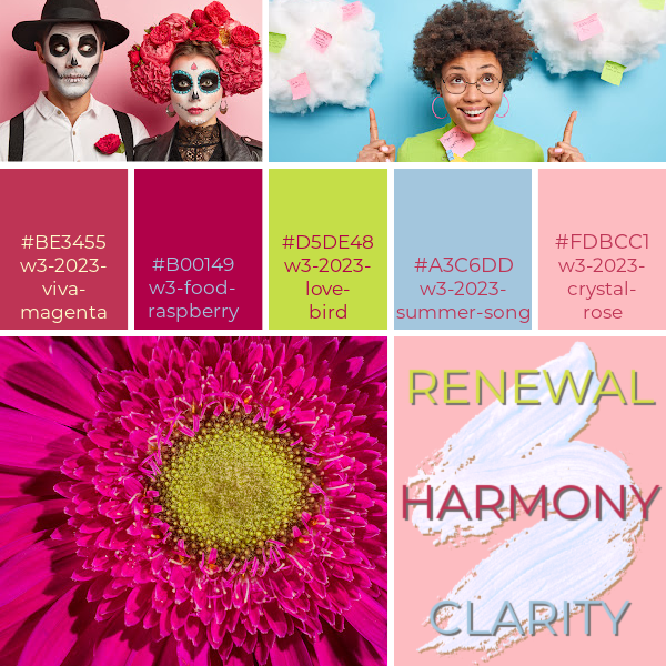 2023 C.O.T.Y Viva Magenta | viva-magenta w3-2023-viva-magenta w3-food-raspberry w3-2023-love-bird w3-2023-summer-song w3-2023-crystal-rose